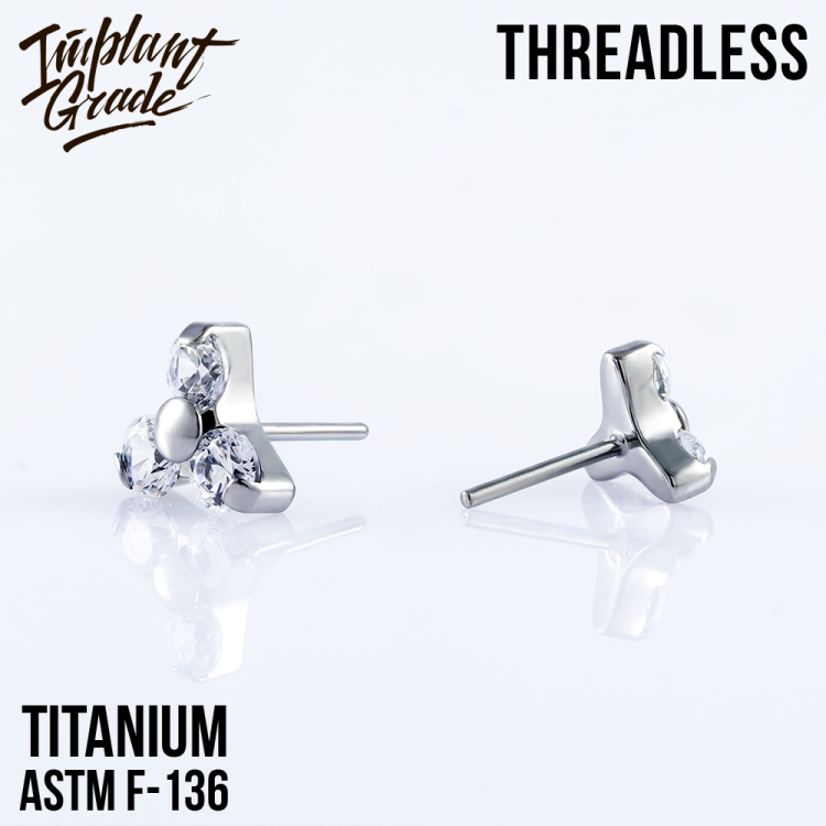 Топ Trio Безрезьбовой Implant Grade титан Топ Trio Безрезьбовой Implant Grade титан