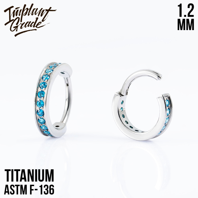 Кольцо-кликер Luxe Implant Grade 1.2 мм титан