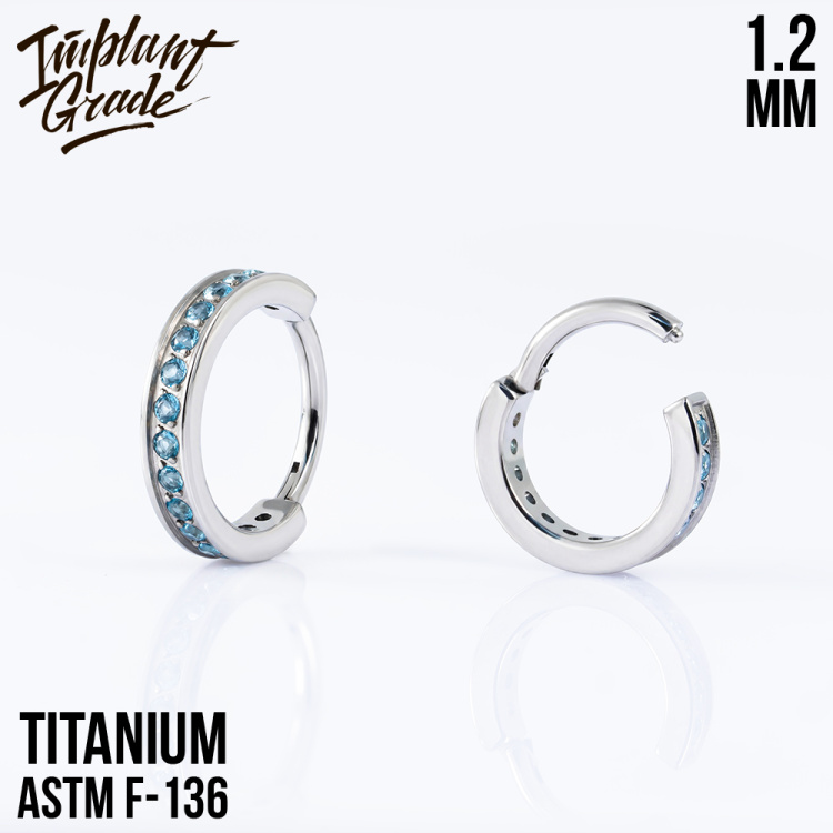 Кольцо-кликер Luxe Implant Grade 1.2 мм титан