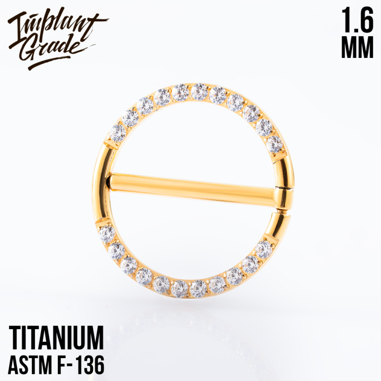 Кольцо-кликер Daisy Implant Grade 1.6 мм титан