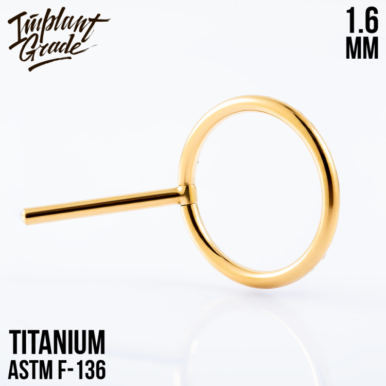 Кольцо-кликер Daisy Implant Grade 1.6 мм титан