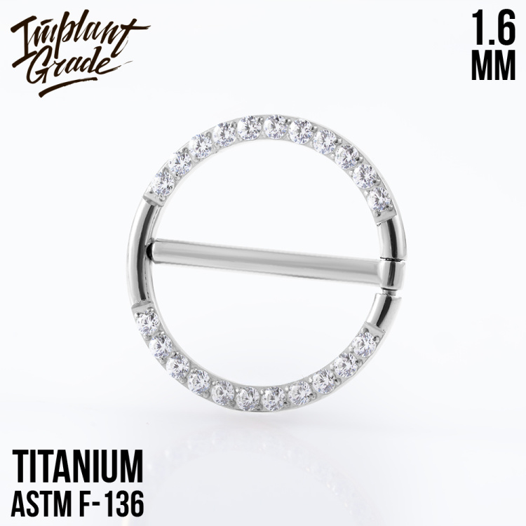 Кольцо-кликер Daisy Implant Grade 1.6 мм титан