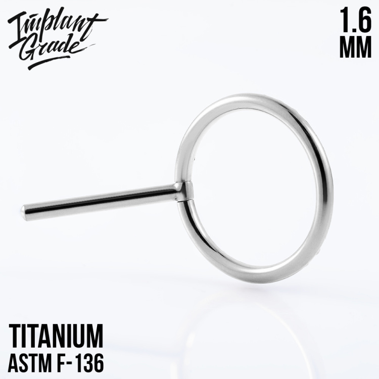 Кольцо-кликер Daisy Implant Grade 1.6 мм титан