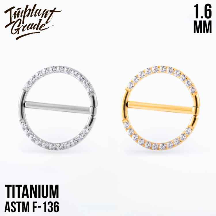 Кольцо-кликер Daisy Implant Grade 1.6 мм титан