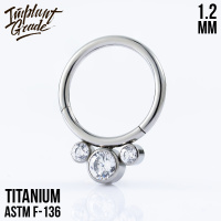 Кольцо-кликер Dawn Implant Grade 1.2 мм титан