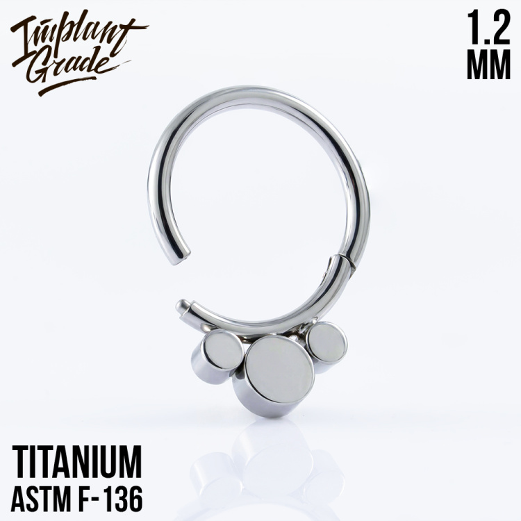 Кольцо-кликер Dawn Implant Grade 1.2 мм титан