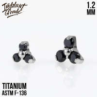 Накрутка Trio Black Implant Grade 1.2 мм титан