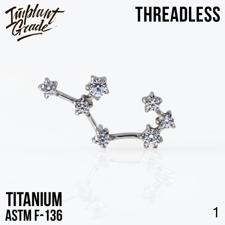 Топ Zodiac Безрезьбовой Implant Grade титан