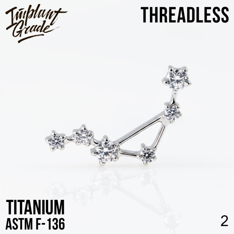 Топ Zodiac Безрезьбовой Implant Grade титан