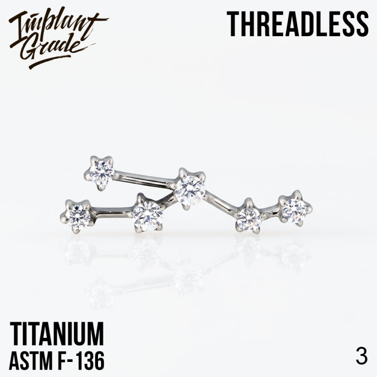 Топ Zodiac Безрезьбовой Implant Grade титан