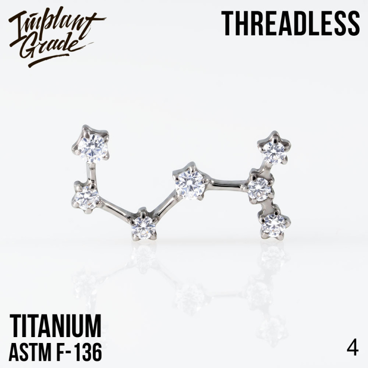 Топ Zodiac Безрезьбовой Implant Grade титан