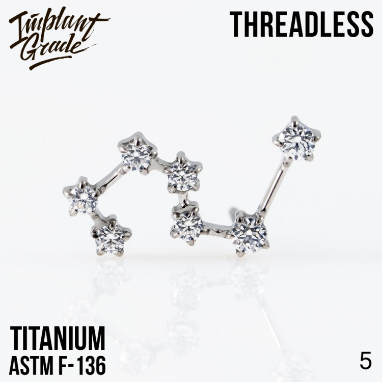 Топ Zodiac Безрезьбовой Implant Grade титан