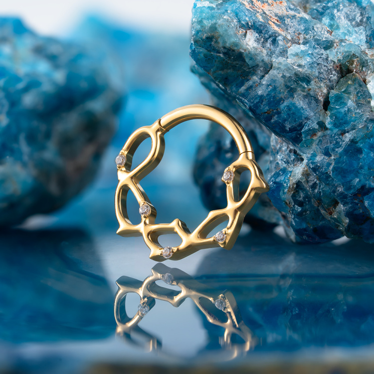 Кольцо-кликер Thorn Implant Grade 1.2 мм титан