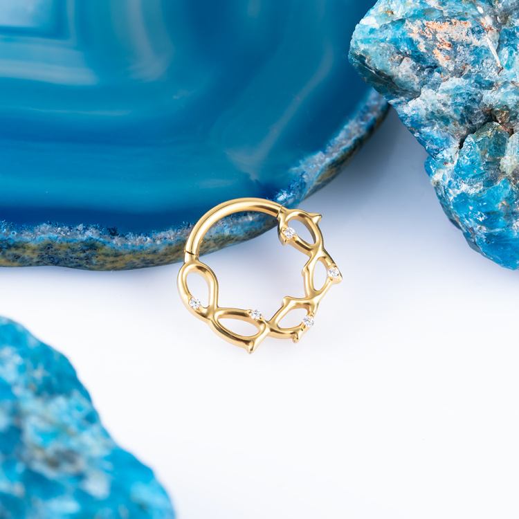 Кольцо-кликер Thorn Implant Grade 1.2 мм титан