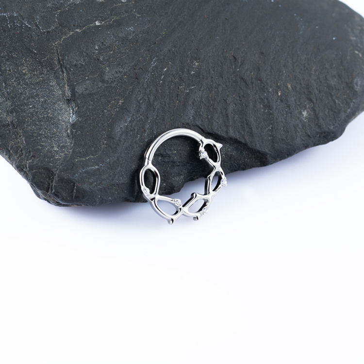 Кольцо-кликер Thorn Implant Grade 1.2 мм титан