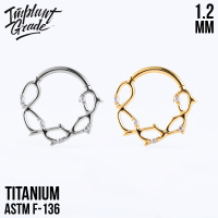Кольцо-кликер Thorn Implant Grade 1.2 мм титан