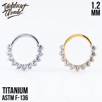 Кольцо-кликер Moana Implant Grade 1.2 мм титан