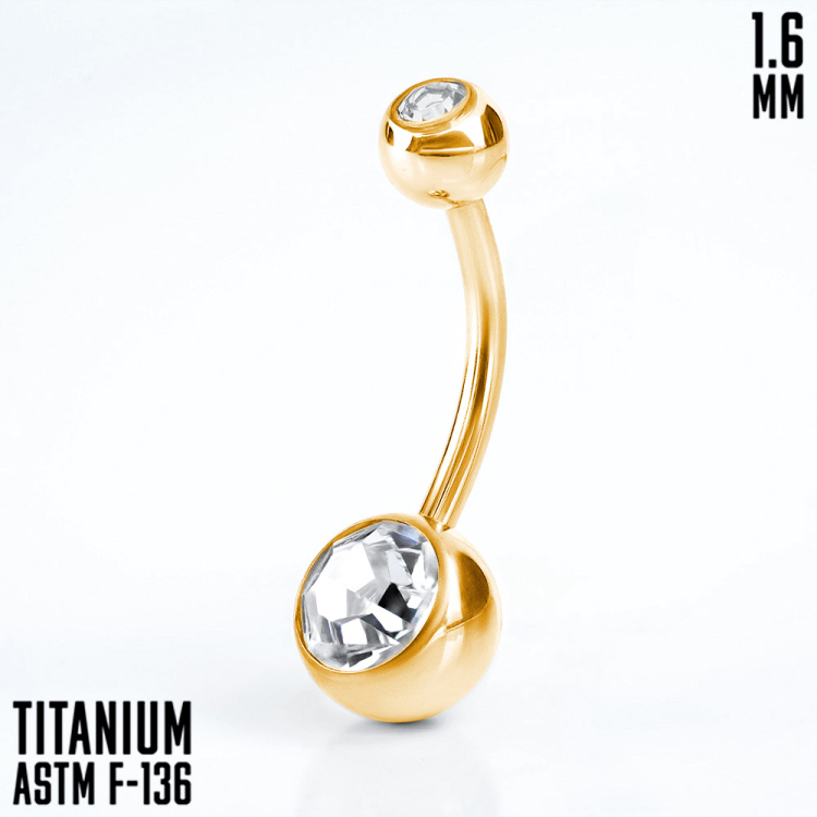 Банан 2 кристалла 1.6 мм титан