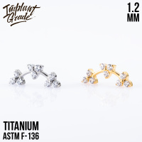 Накрутка Trio Curved Implant Grade 1.2 мм титан 