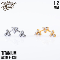 Накрутка Trio Curved Implant Grade 1.2 мм титан 