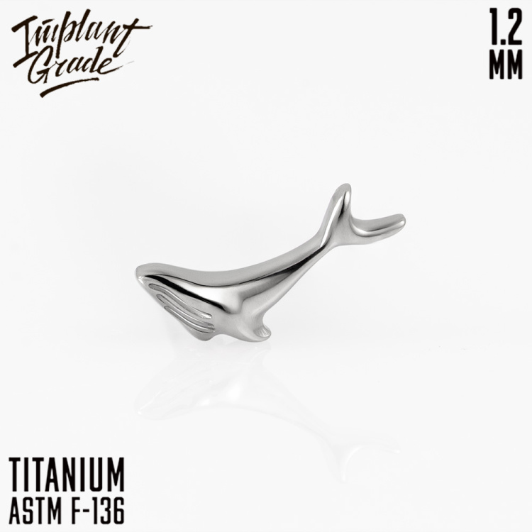 Накрутка Whale Implant Grade 1.2 мм титан 