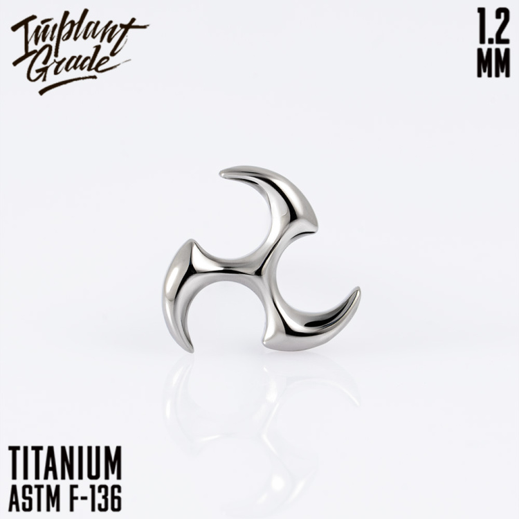Накрутка Shuriken Implant Grade 1.2 мм титан 