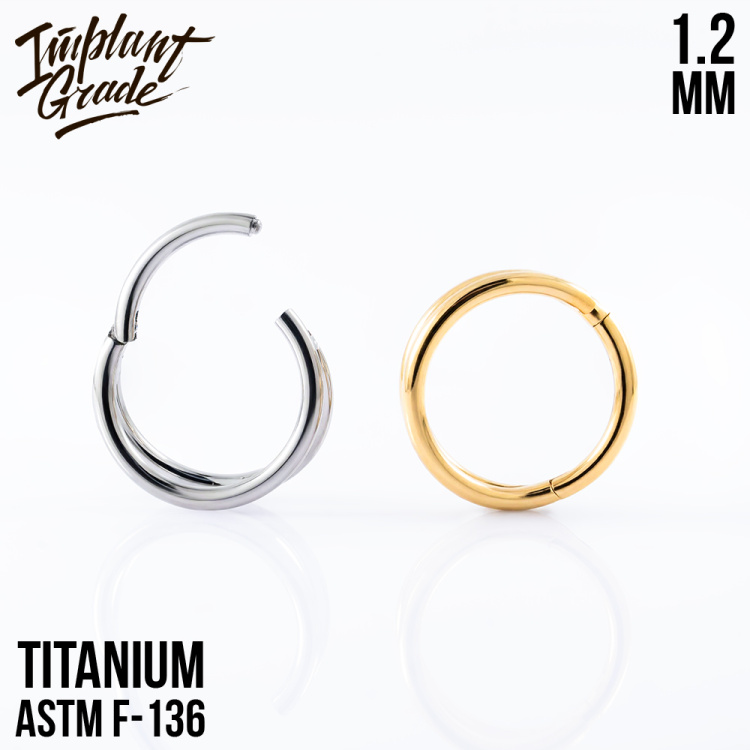 Кольцо-кликер Simple Smile Implant Grade 1.2 мм титан