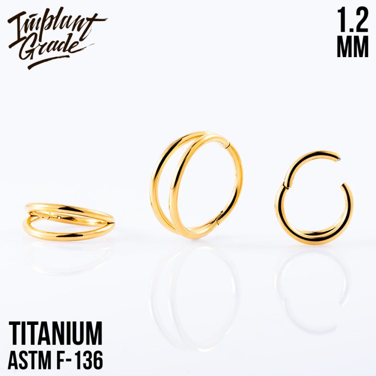 Кольцо-кликер Simple Smile Implant Grade 1.2 мм титан