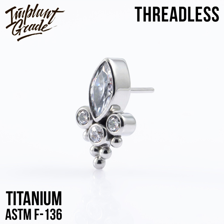 Топ Yang Безрезьбовой Implant Grade титан 