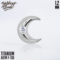 Накрутка Lunar Crystal Implant Grade 1.2 мм титан