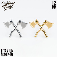Накрутка Double axe Implant Grade 1.2 мм титан