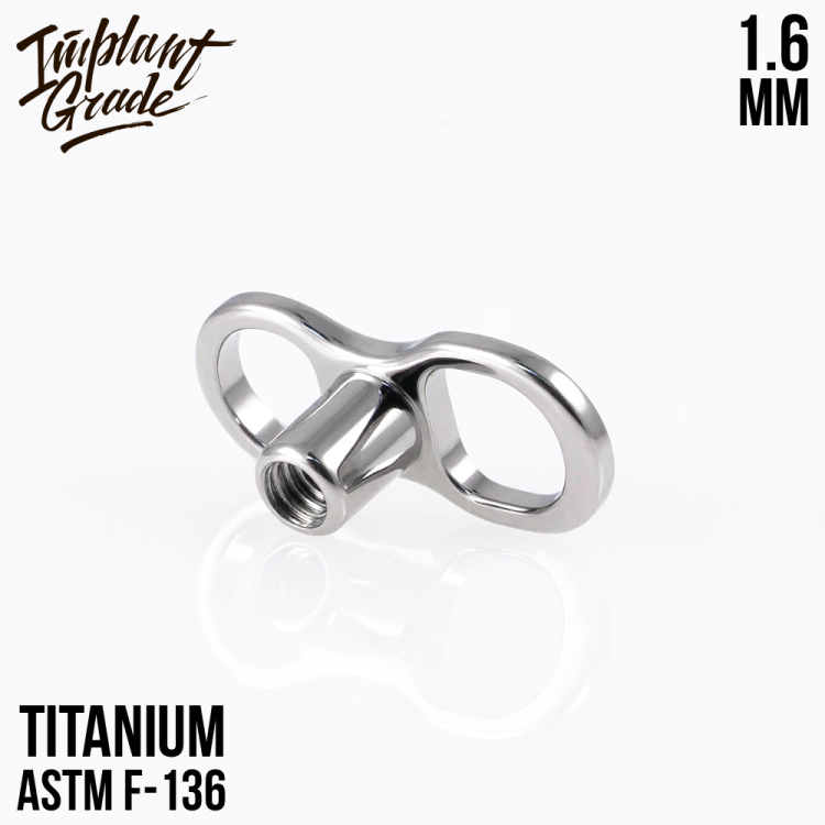Микродермал якорь XL Implant Grade 1.6 мм титан