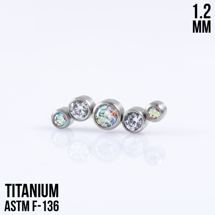 Накрутка Волна 1.2 мм титан УЦЕНКА