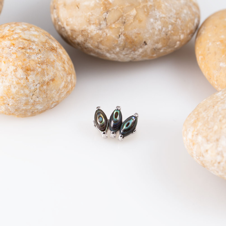 Накрутка Marquise Natural Stone vol.2 Implant Grade 1.2 мм титан