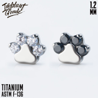 Накрутка Paw Crystal Implant Grade 1.2 мм титан