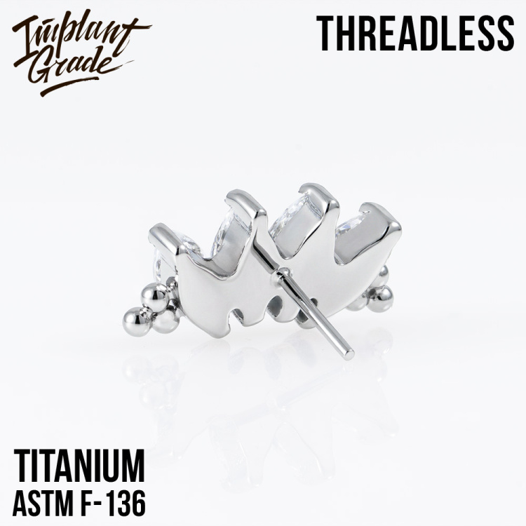 Топ 4K Marquise Bead Безрезьбовой Implant Grade титан