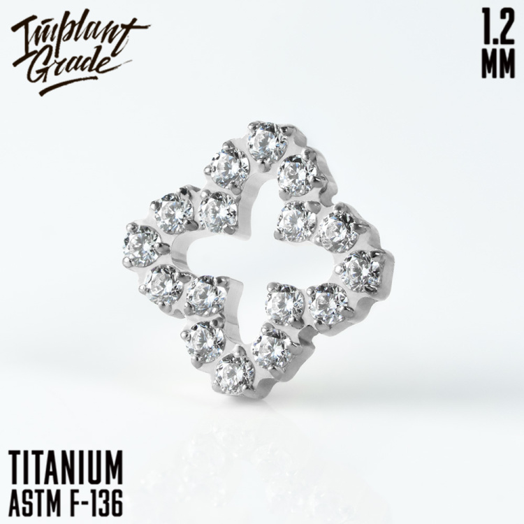 Накрутка Clover CZ mini Implant Grade 1.2 мм титан