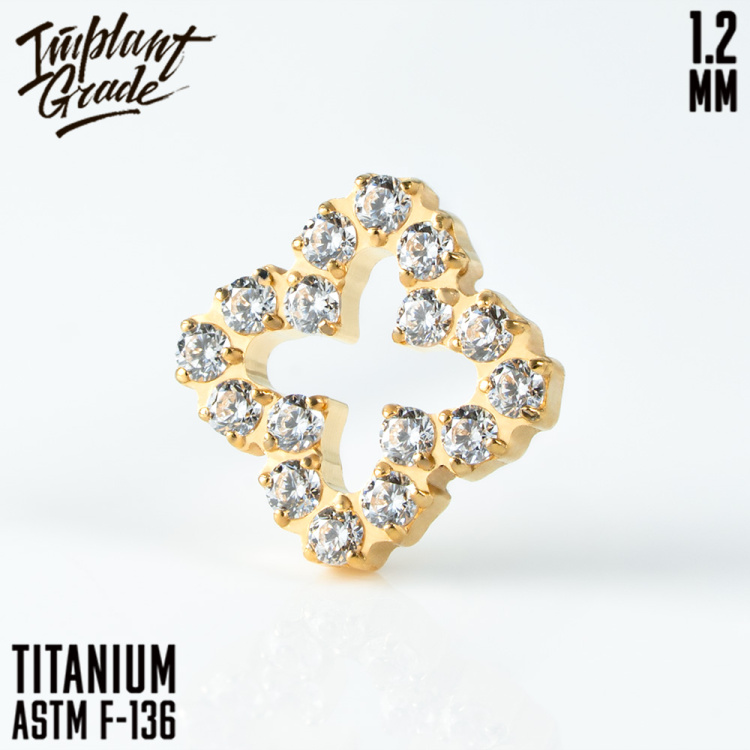 Накрутка Clover CZ mini Implant Grade 1.2 мм титан