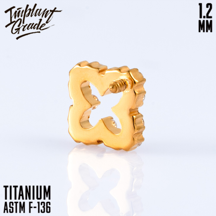 Накрутка Clover CZ mini Implant Grade 1.2 мм титан