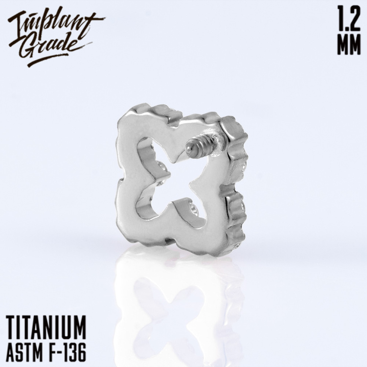 Накрутка Clover CZ mini Implant Grade 1.2 мм титан