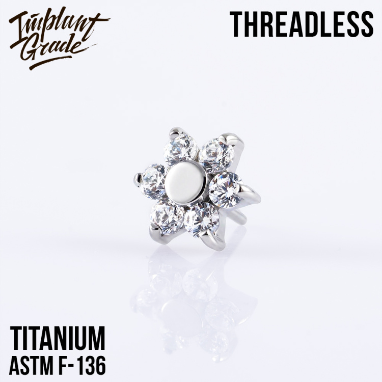 Топ Snow Flower Безрезьбовой Implant Grade титан