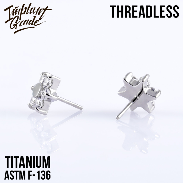 Топ Snow Flower Безрезьбовой Implant Grade титан